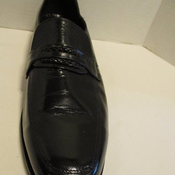 Florsheim Men Size 10.5 Black Slip On Business Travel Evening Dress Shoes main image 11